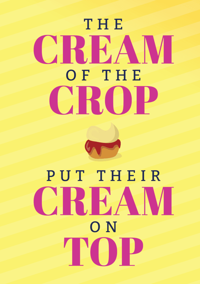 "The Cream of the Crop" A5 Cornwall notebook