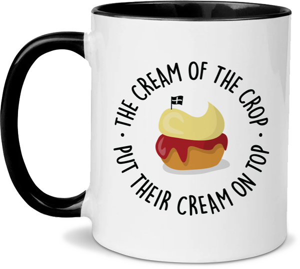 The Cream of the Crop Cornwall-themed Ceramic Mug